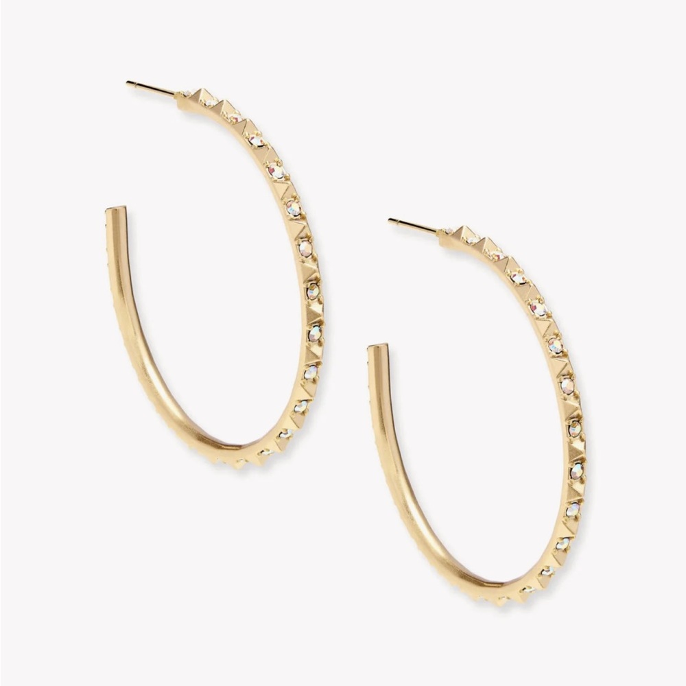 Kendra Scott gold hoop earrings